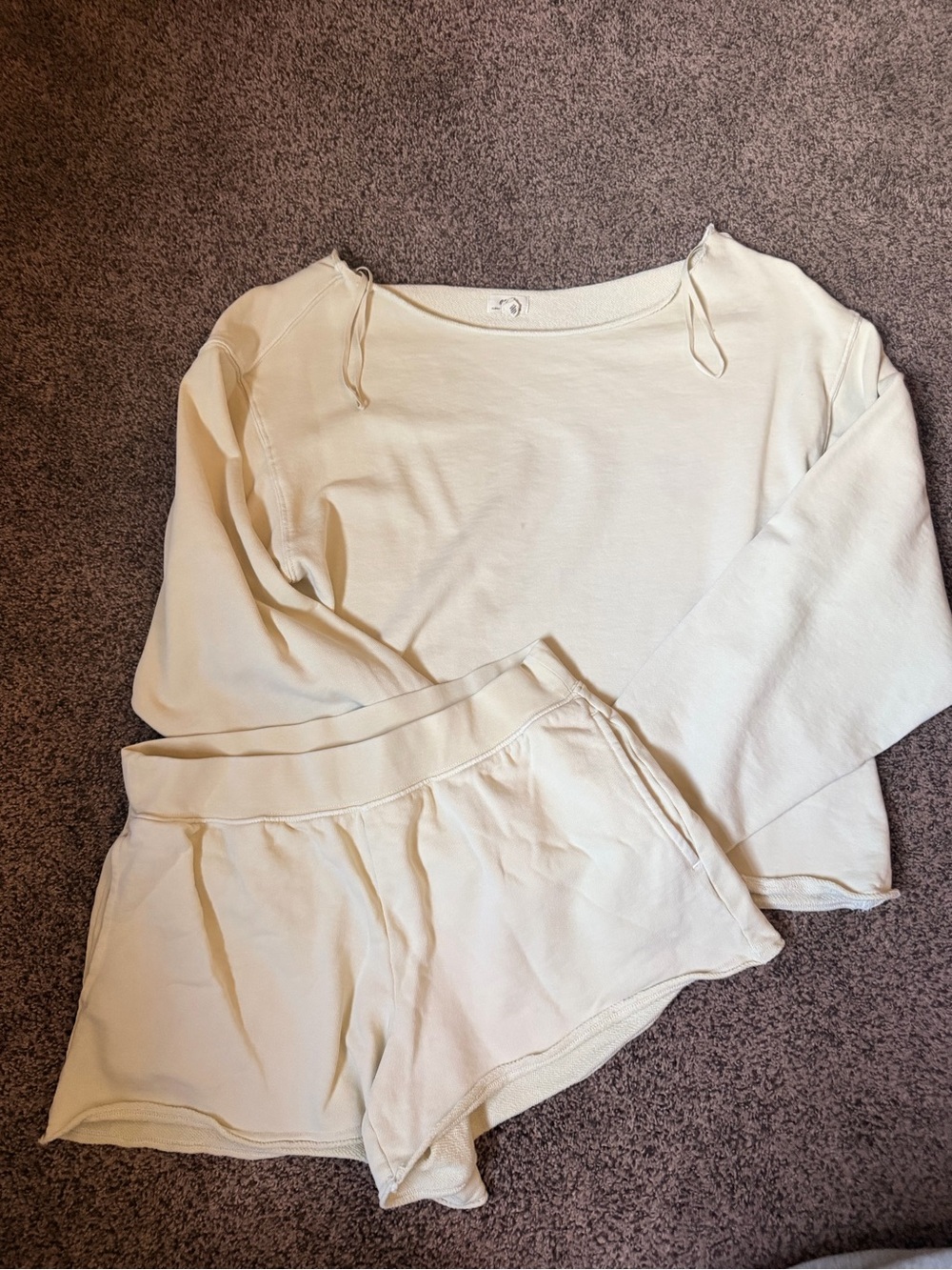 aerie Relaxed Lounge Top & Shorts Set